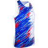 MEN'S PRINTED SINGLET- OBLIQUE