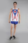 MEN'S PRINTED SINGLET- OHIO - BOAUSA