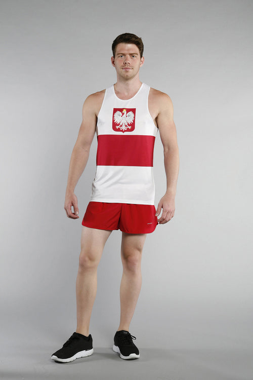 MEN'S PRINTED SINGLET- POLAND - BOAUSA