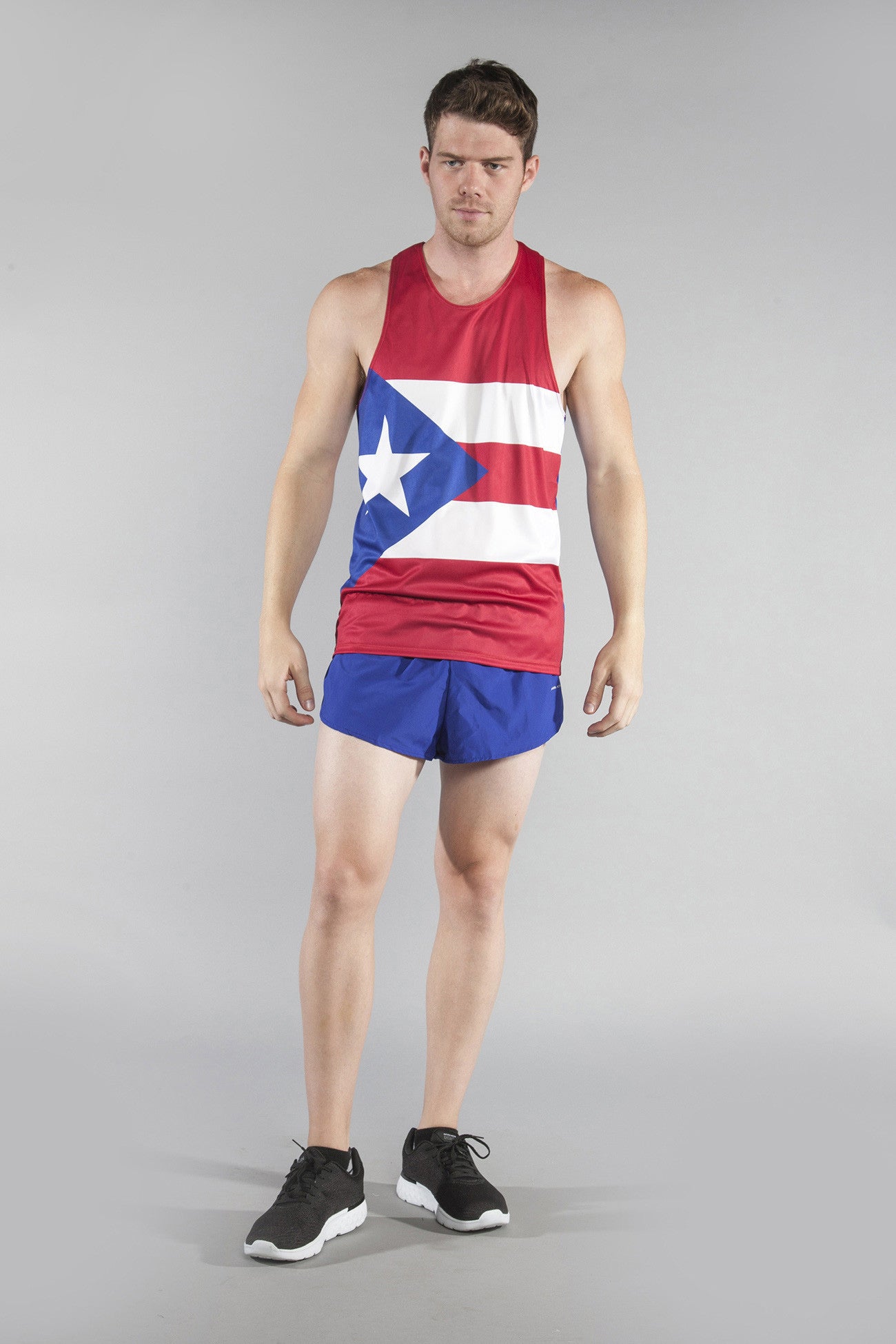 MEN'S PRINTED SINGLET- PUERTO RICO - BOAUSA