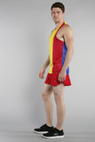 MEN'S PRINTED SINGLET- ROMANIA - BOAUSA