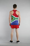 MEN'S PRINTED SINGLET- SOUTH AFRICA - BOAUSA