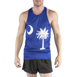 MEN'S PRINTED SINGLET- SOUTH CAROLINA