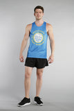 MEN'S PRINTED SINGLET- SOUTH DAKOTA - BOAUSA