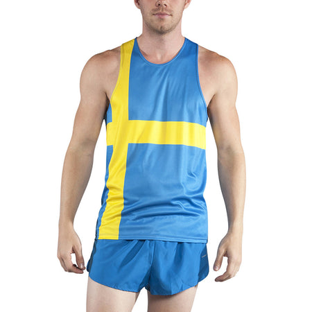 MEN'S PRINTED SINGLET- DENMARK