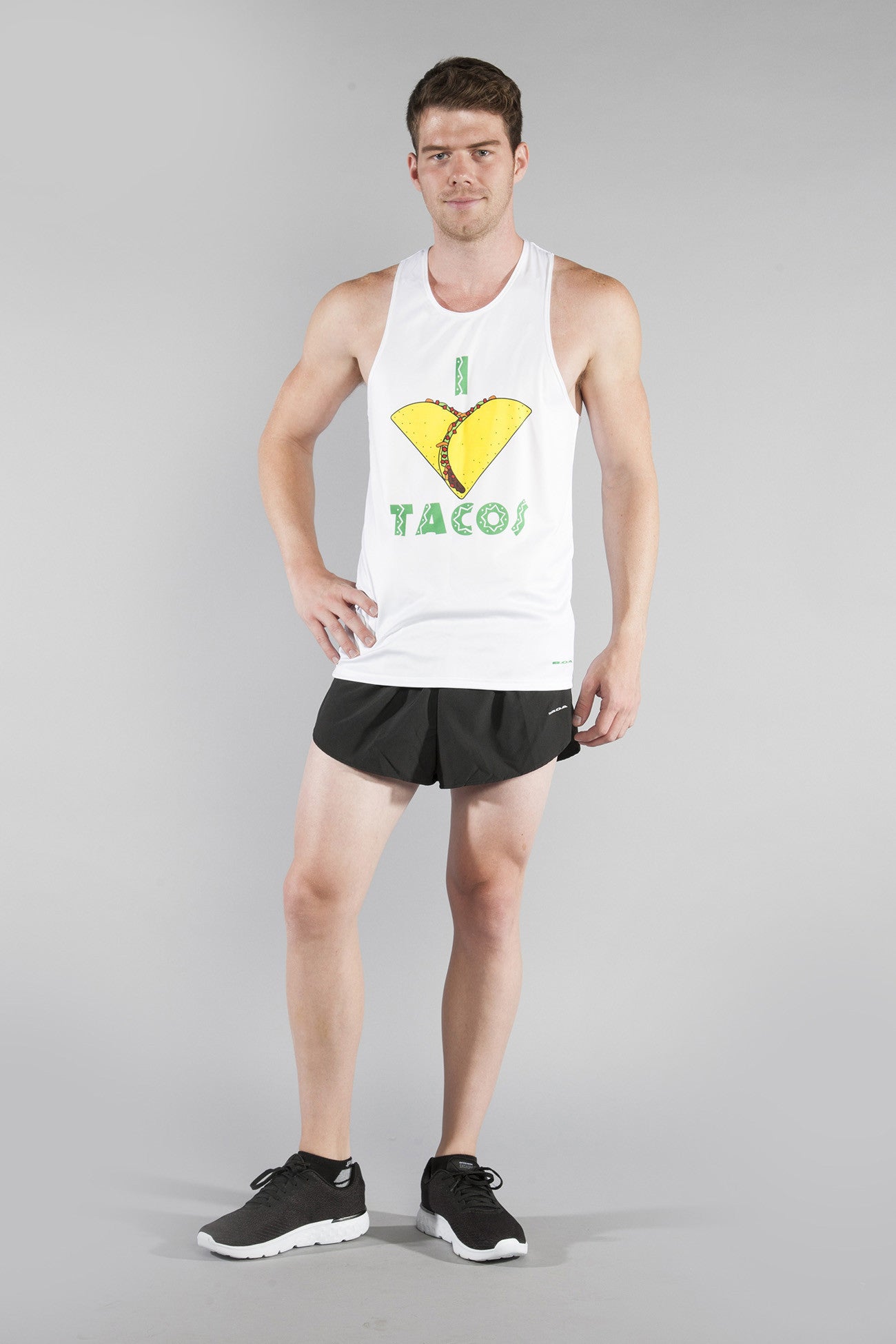 MEN'S PRINTED SINGLET- TACO! - BOAUSA