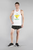 MEN'S PRINTED SINGLET- TACO! - BOAUSA