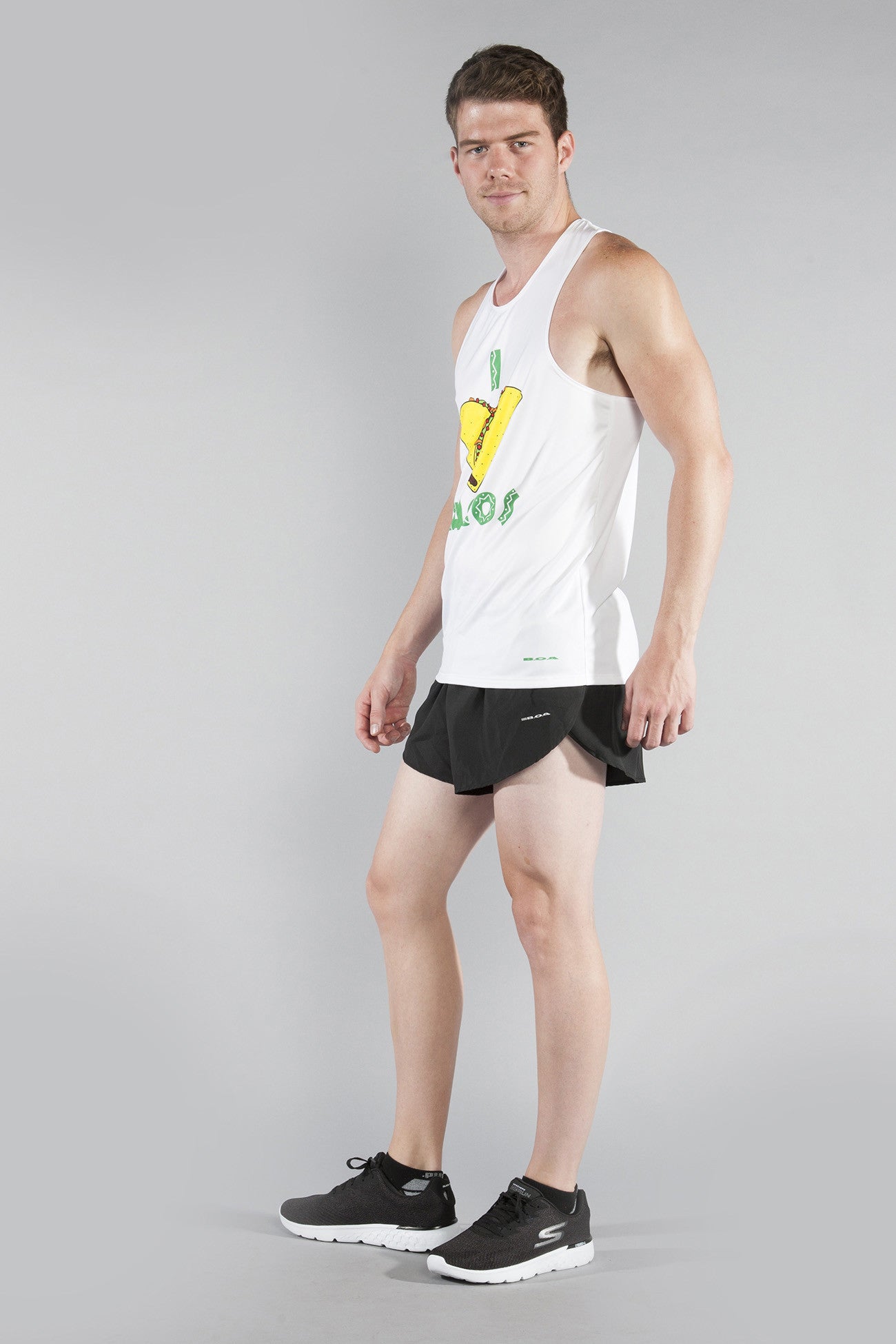 MEN'S PRINTED SINGLET- TACO! - BOAUSA