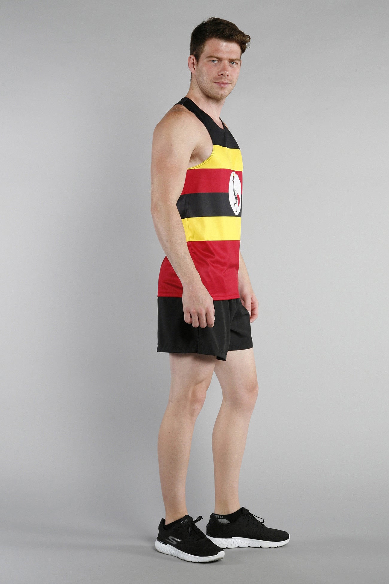 MEN'S PRINTED SINGLET- UGANDA - BOAUSA