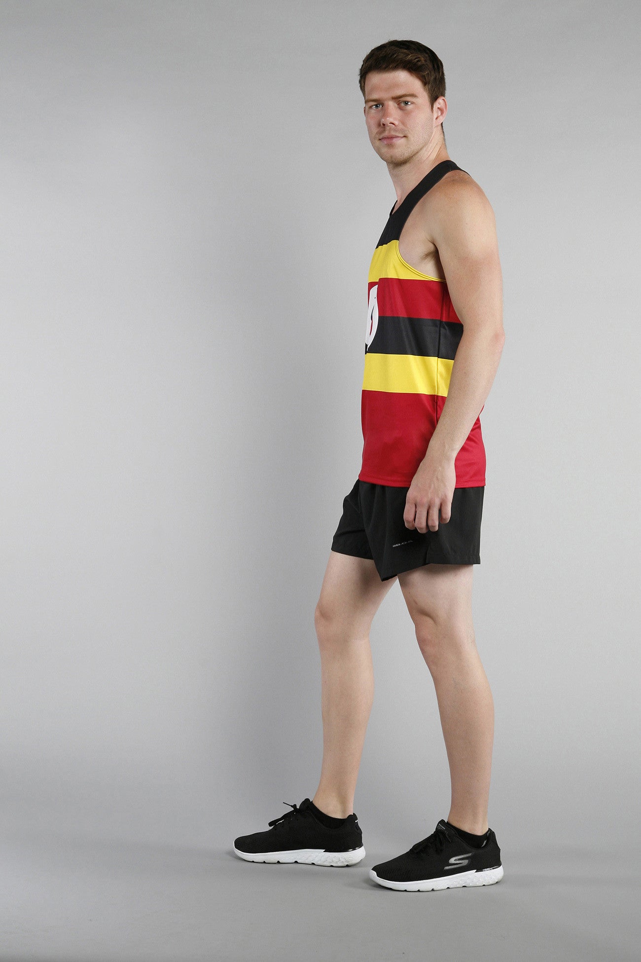MEN'S PRINTED SINGLET- UGANDA - BOAUSA