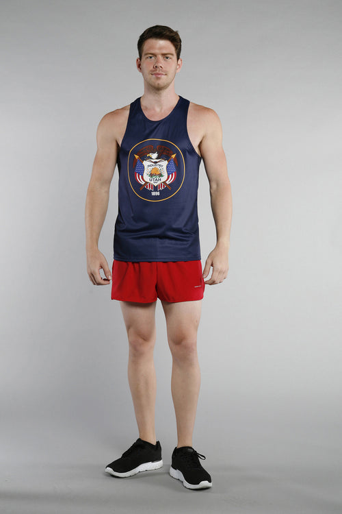 MEN'S PRINTED SINGLET- UTAH - BOAUSA