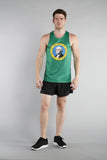 MEN'S PRINTED SINGLET- WASHINGTON - BOAUSA