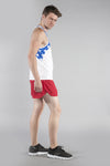 MEN'S PATRIOT PRINT SINGLET- US FLAG - BOAUSA