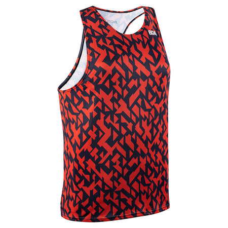 Men's Red Victory Wide Back Tank