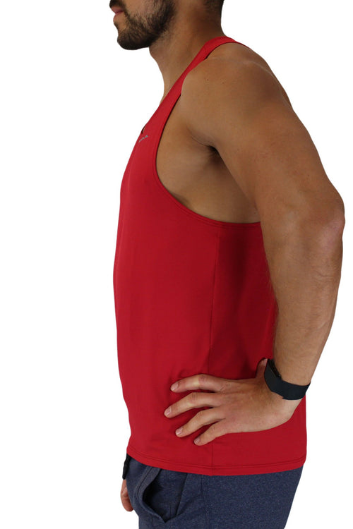 Men's Red Versatex Elite Singlet