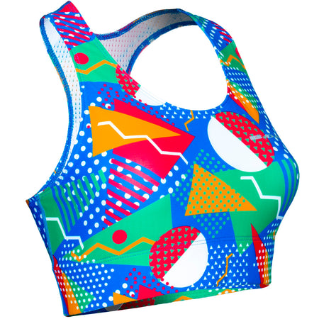 Women's Performance Sports Bra- POOL PARTY